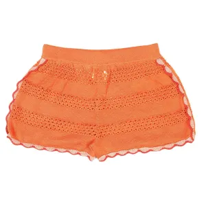 Shell Shorts Coral by Knit Planet