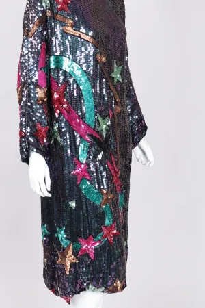 Shooting Stars Sequin Shift Dress