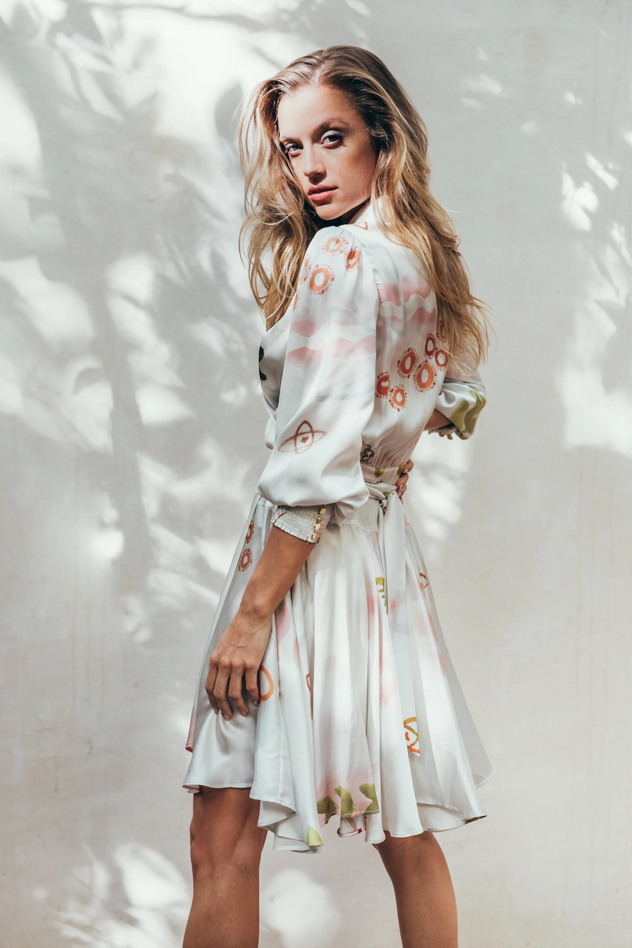 SukiSo Women's Elsa Wrap Dress in Samudra