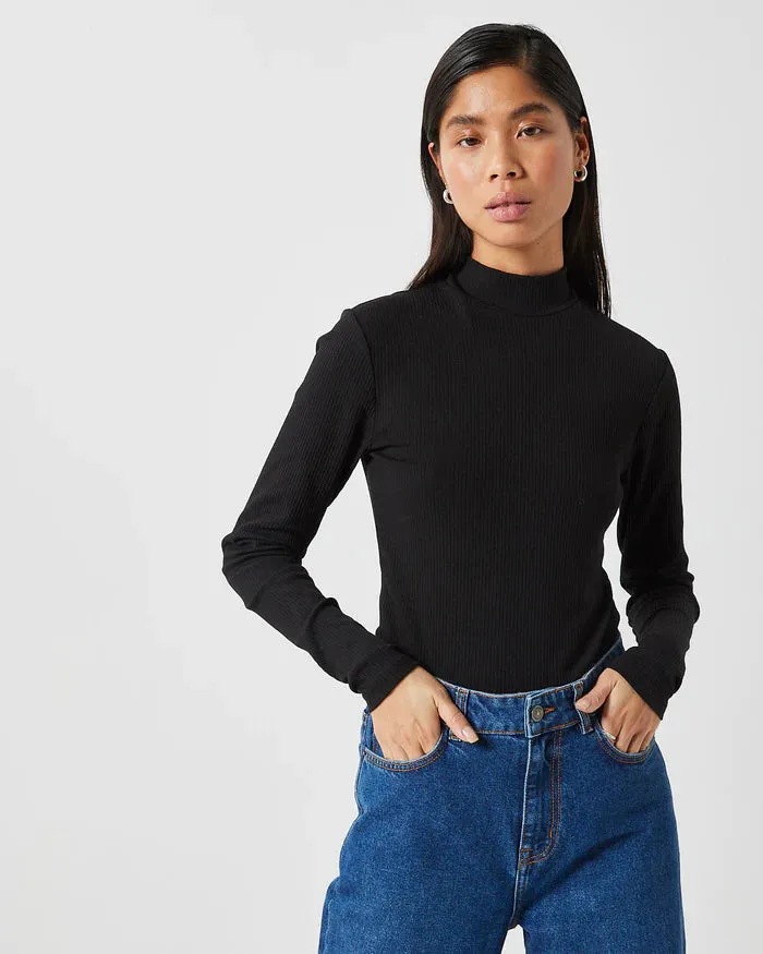 The Mocki Long Sleeve by Minimum - Black
