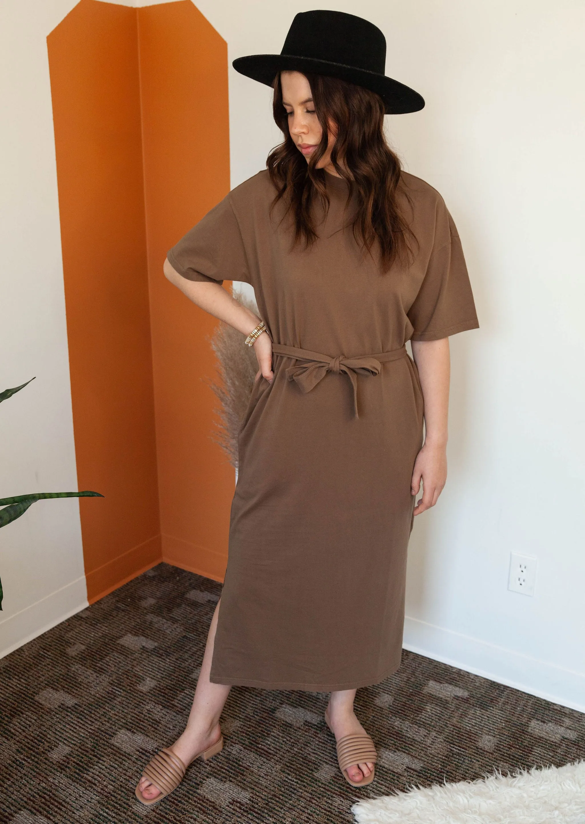 The Ragatta Midi Dress by Minimum - Crocodile