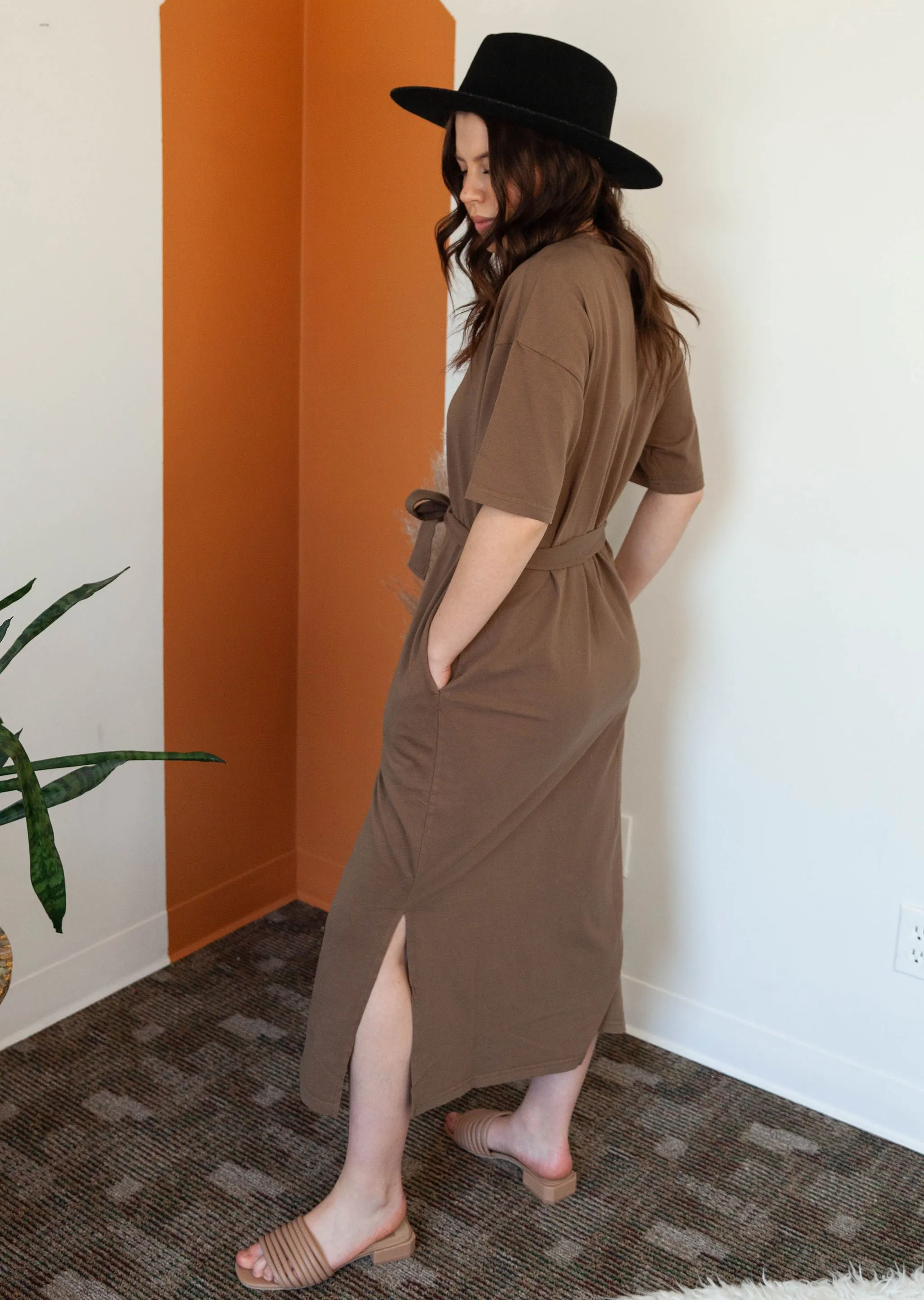 The Ragatta Midi Dress by Minimum - Crocodile