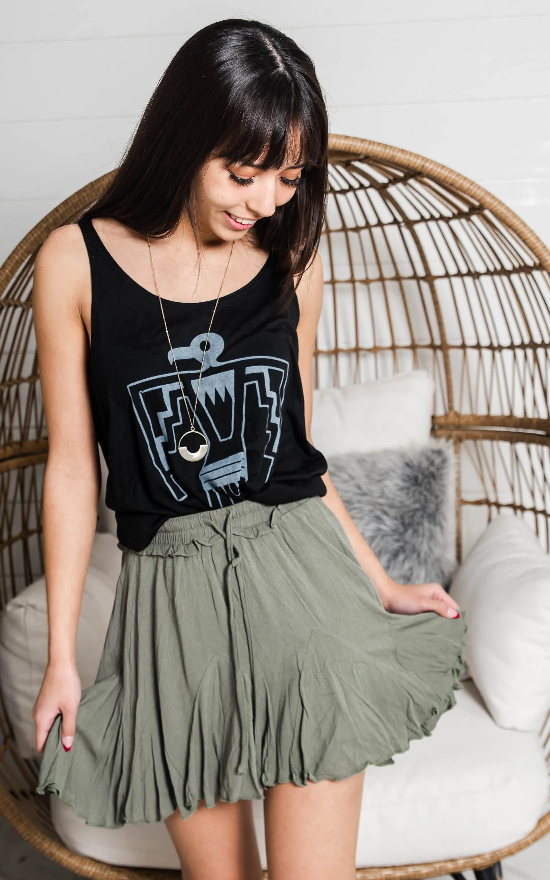 The Thunderbird Tank - Black** - Final Sale