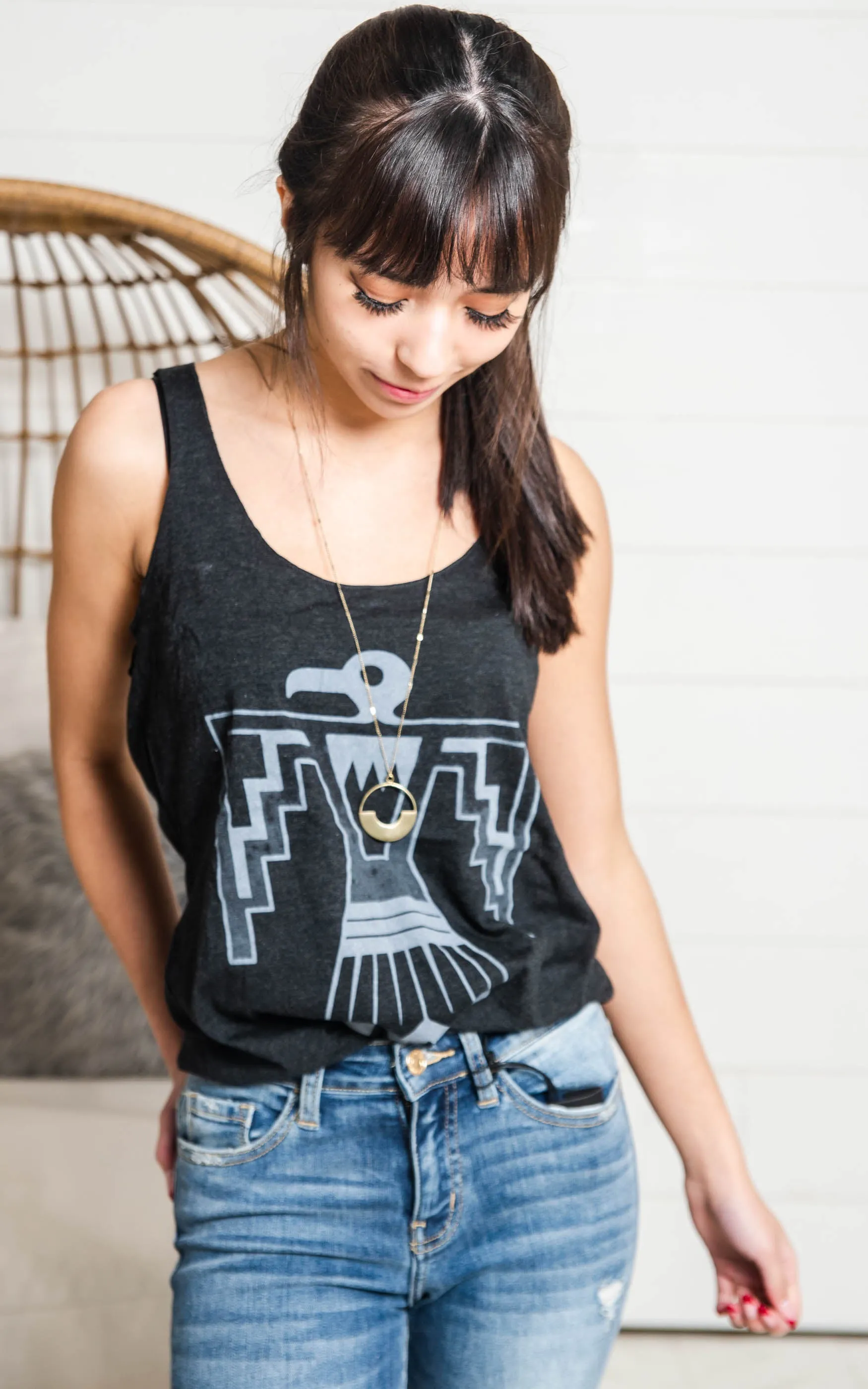 The Thunderbird Tank - Black** - Final Sale