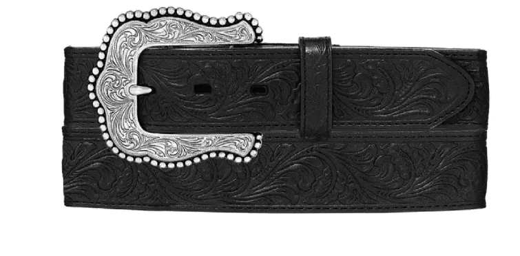 Tony Lama Women's Layla Tooled Leather Belt