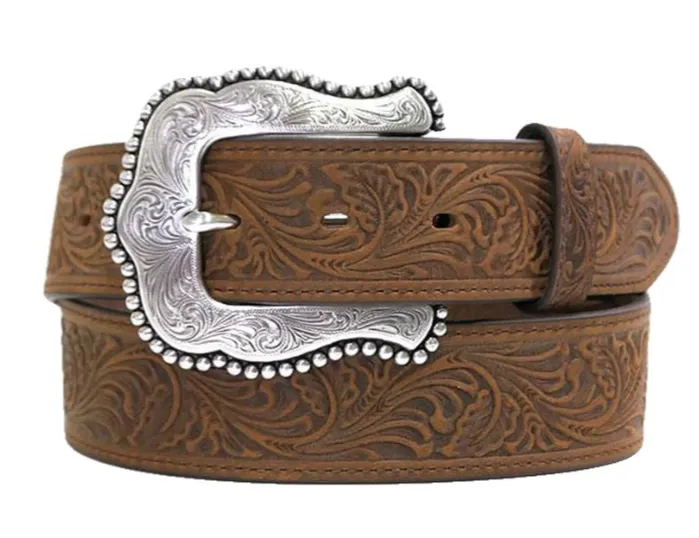 Tony Lama Women's Layla Tooled Leather Belt