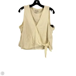 Top Sleeveless By Madewell In Ivory, Size: L