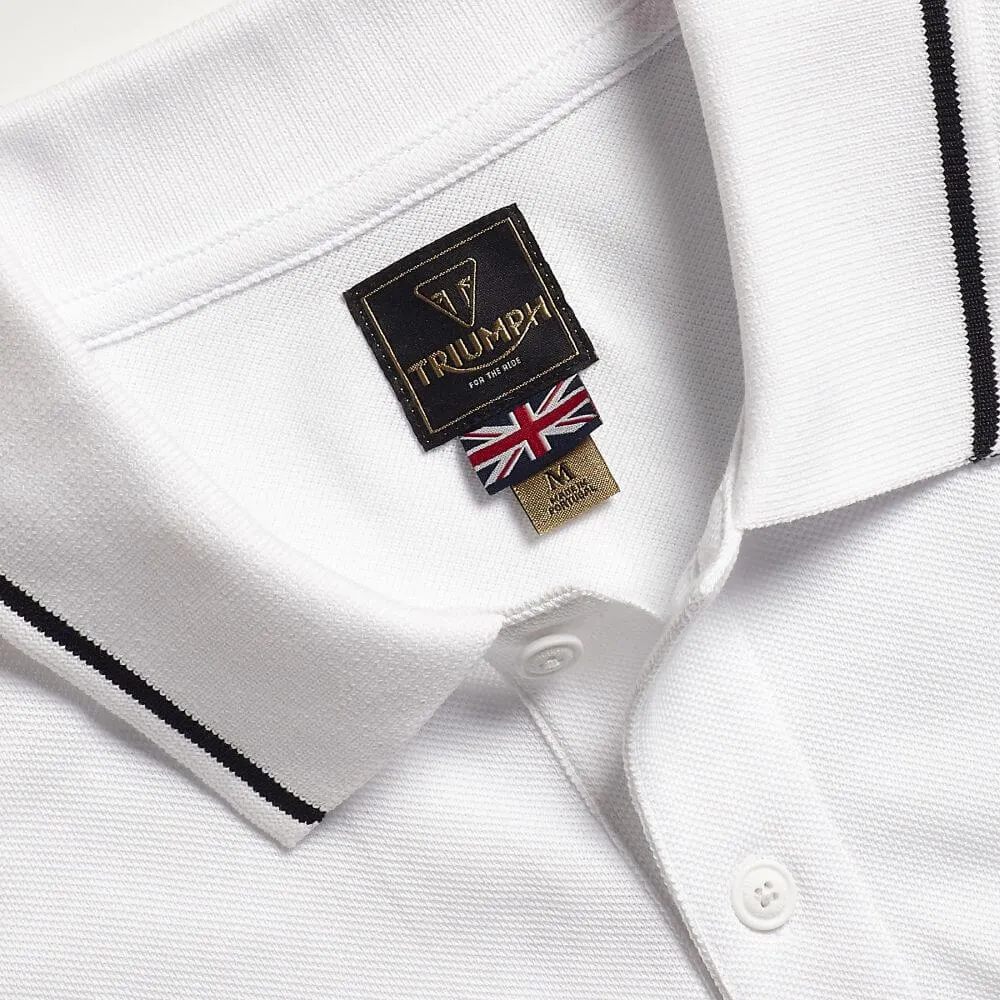 Triumph Lustleigh Polo Shirt White
