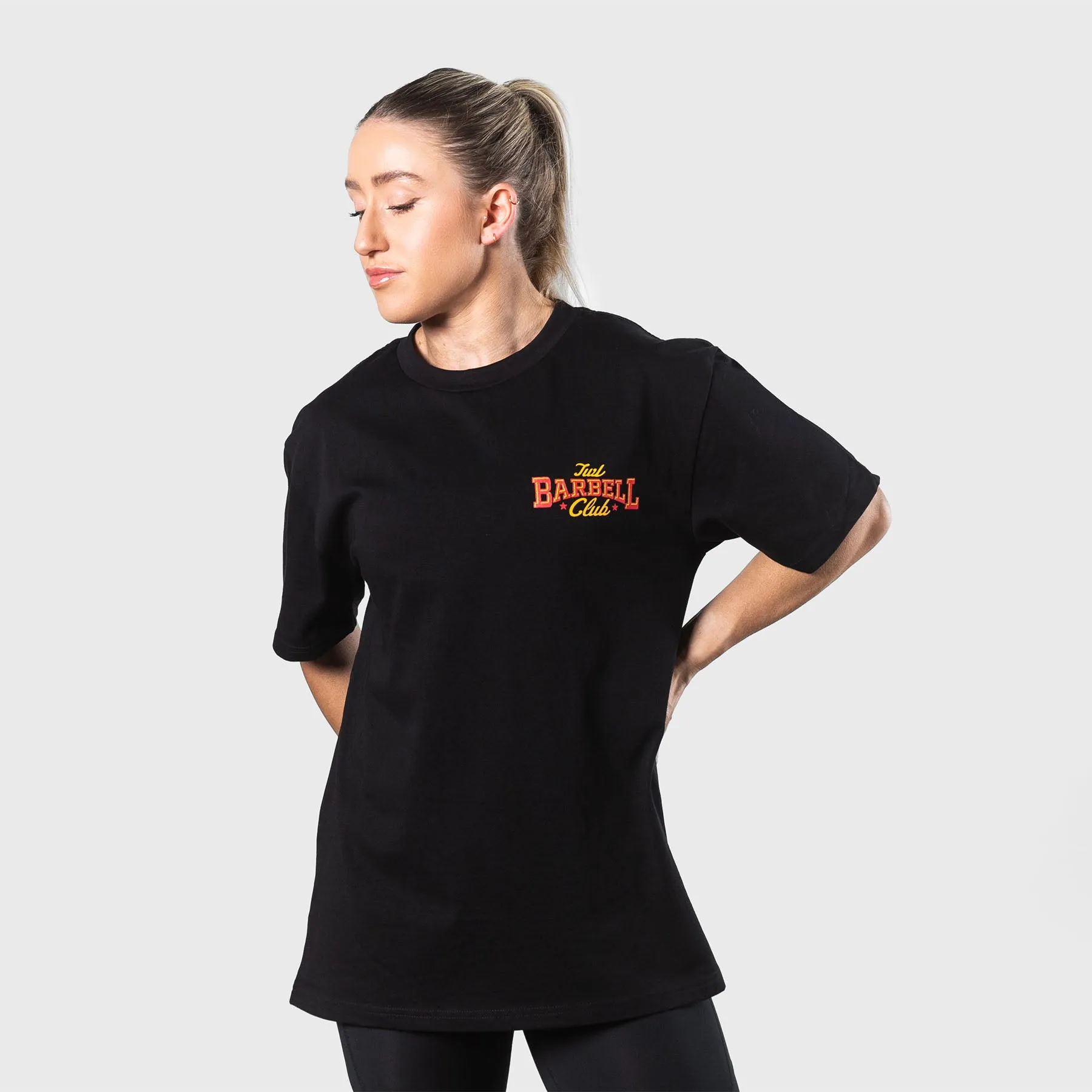 TWL - LIFESTYLE OVERSIZED T-SHIRT - BARBELL CLUB - UNTAMED/BLACK