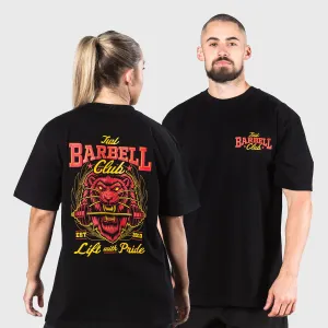 TWL - LIFESTYLE OVERSIZED T-SHIRT - BARBELL CLUB - UNTAMED/BLACK