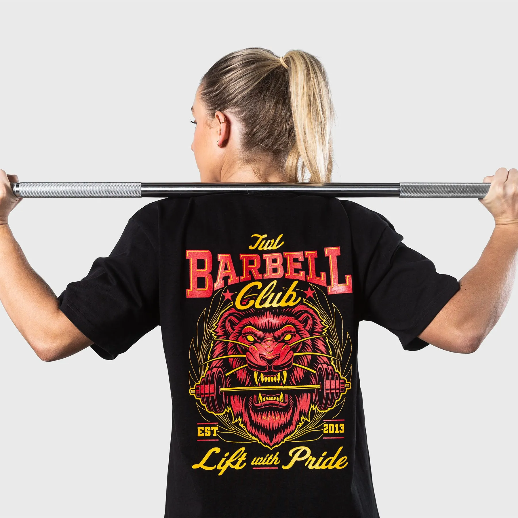 TWL - LIFESTYLE OVERSIZED T-SHIRT - BARBELL CLUB - UNTAMED/BLACK