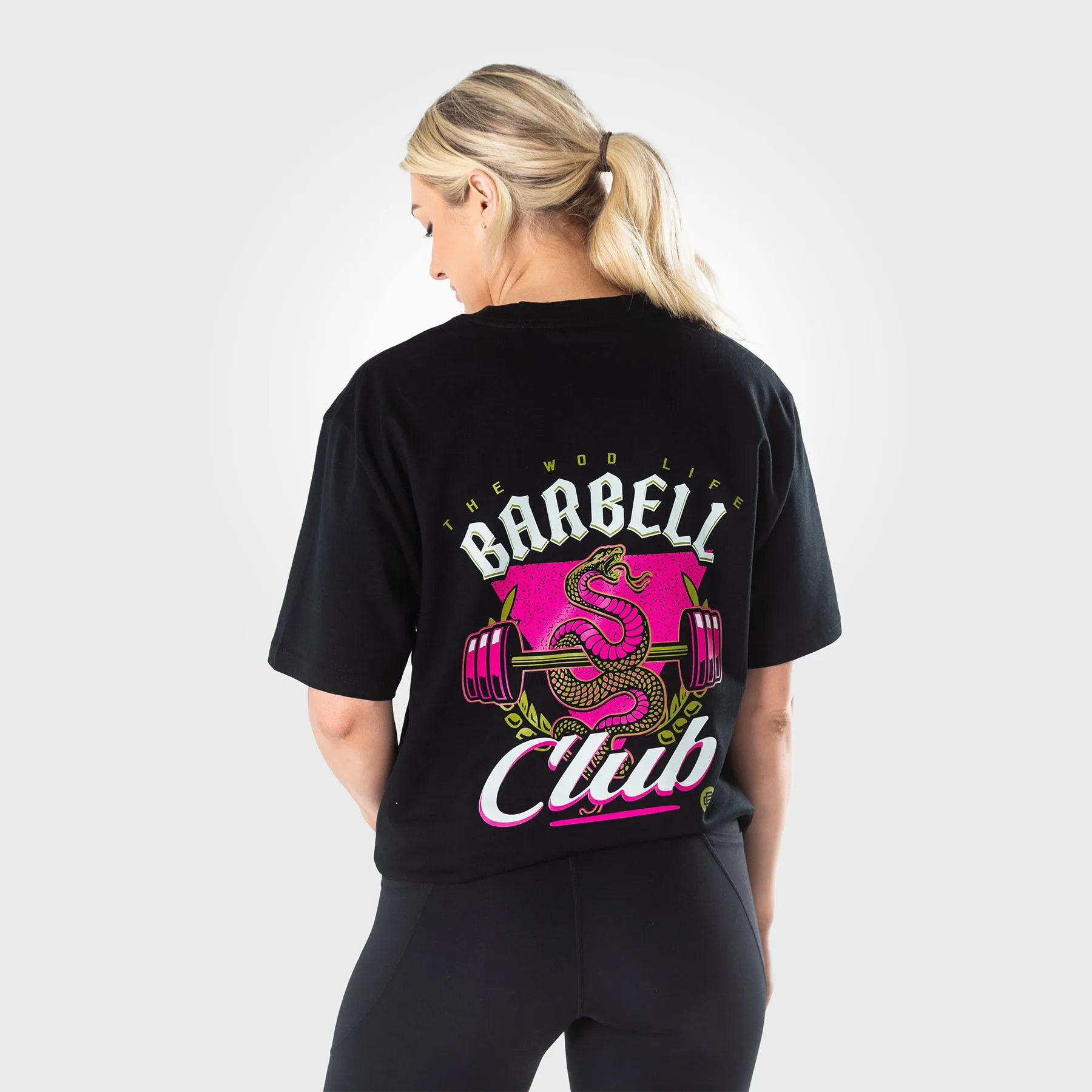 TWL - LIFESTYLE OVERSIZED T-SHIRT - BARBELL CLUB - VIPER/BLACK