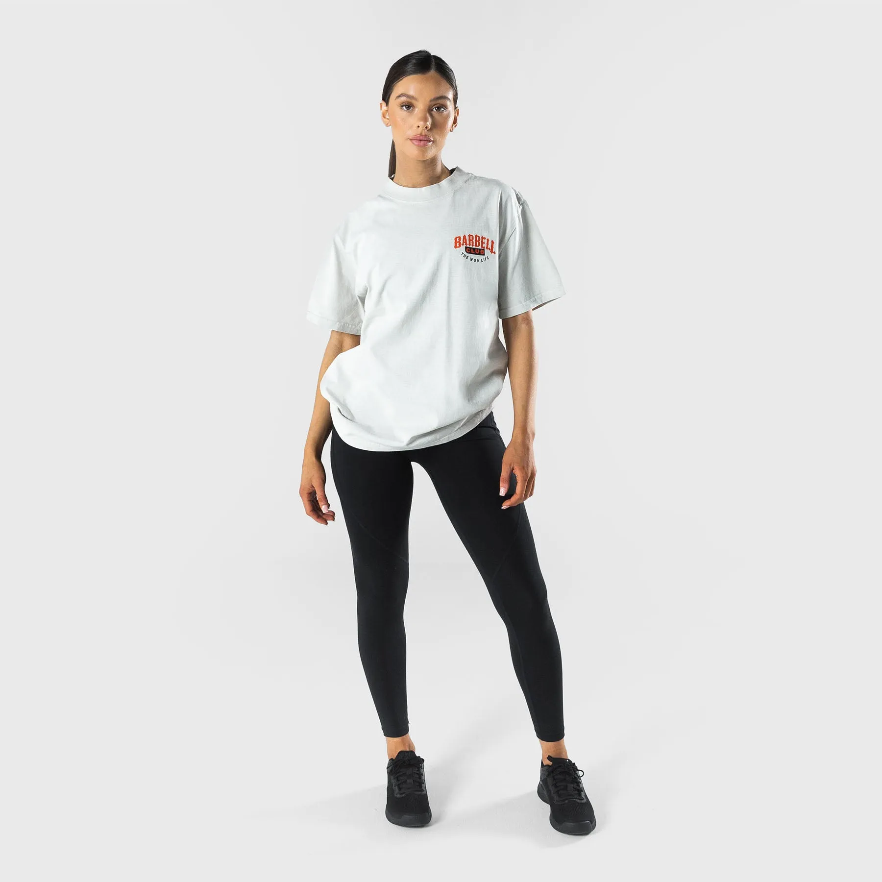 TWL - LIFESTYLE OVERSIZED T-SHIRT  -  BARBELL CLUB - WILDCAT/WASHED CEMENT