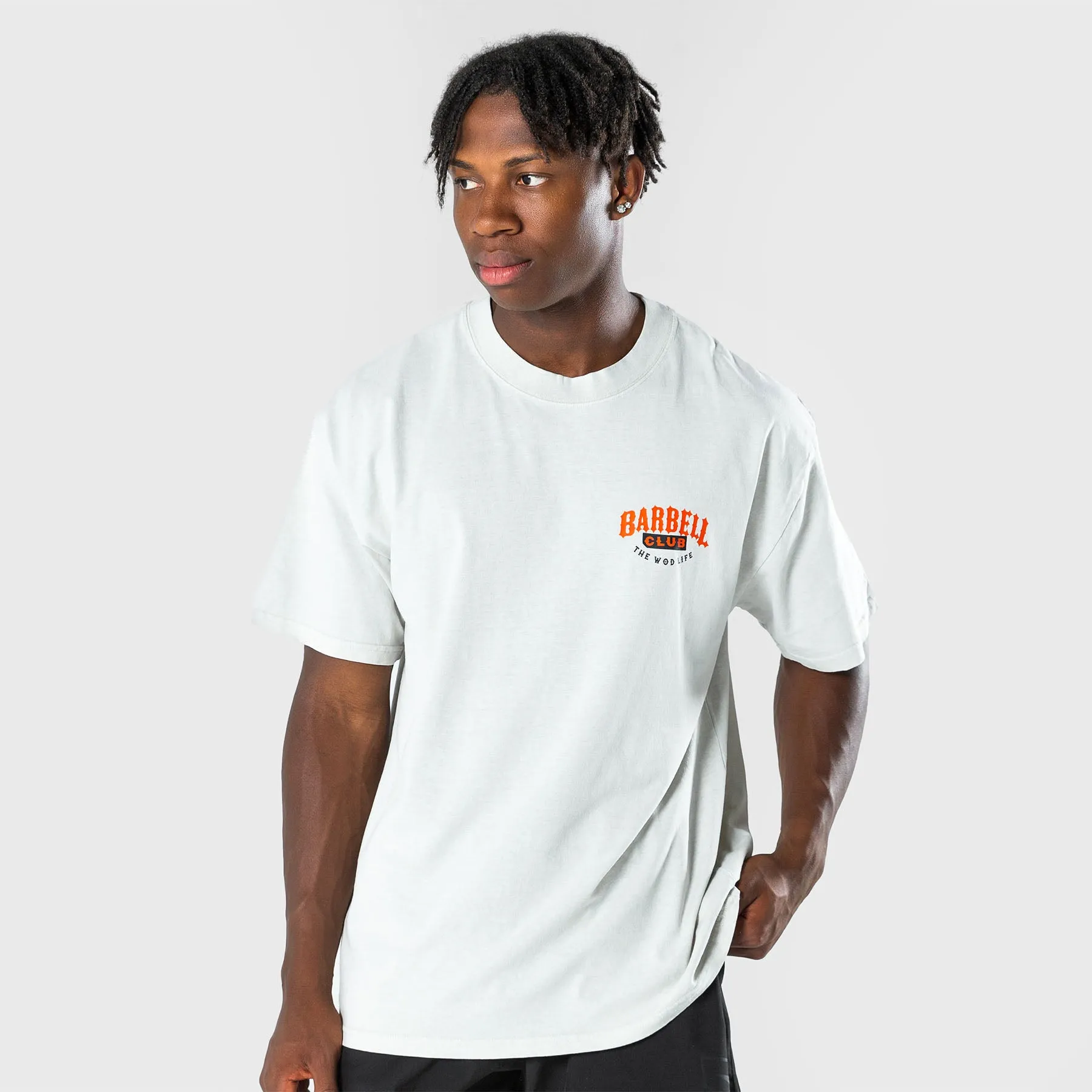 TWL - LIFESTYLE OVERSIZED T-SHIRT  -  BARBELL CLUB - WILDCAT/WASHED CEMENT