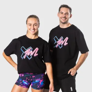 TWL - LIFESTYLE OVERSIZED T-SHIRT - BLACK/NEON