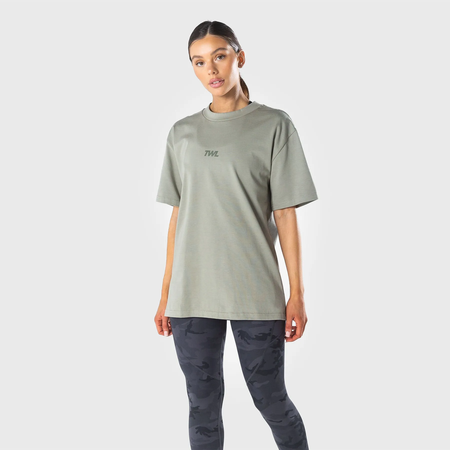 TWL - LIFESTYLE OVERSIZED T-SHIRT - FERN