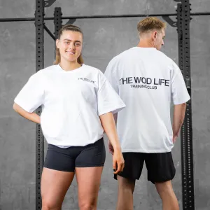 TWL - LIFESTYLE OVERSIZED T-SHIRT - TRAINING CLUB - WHITE/BLACK