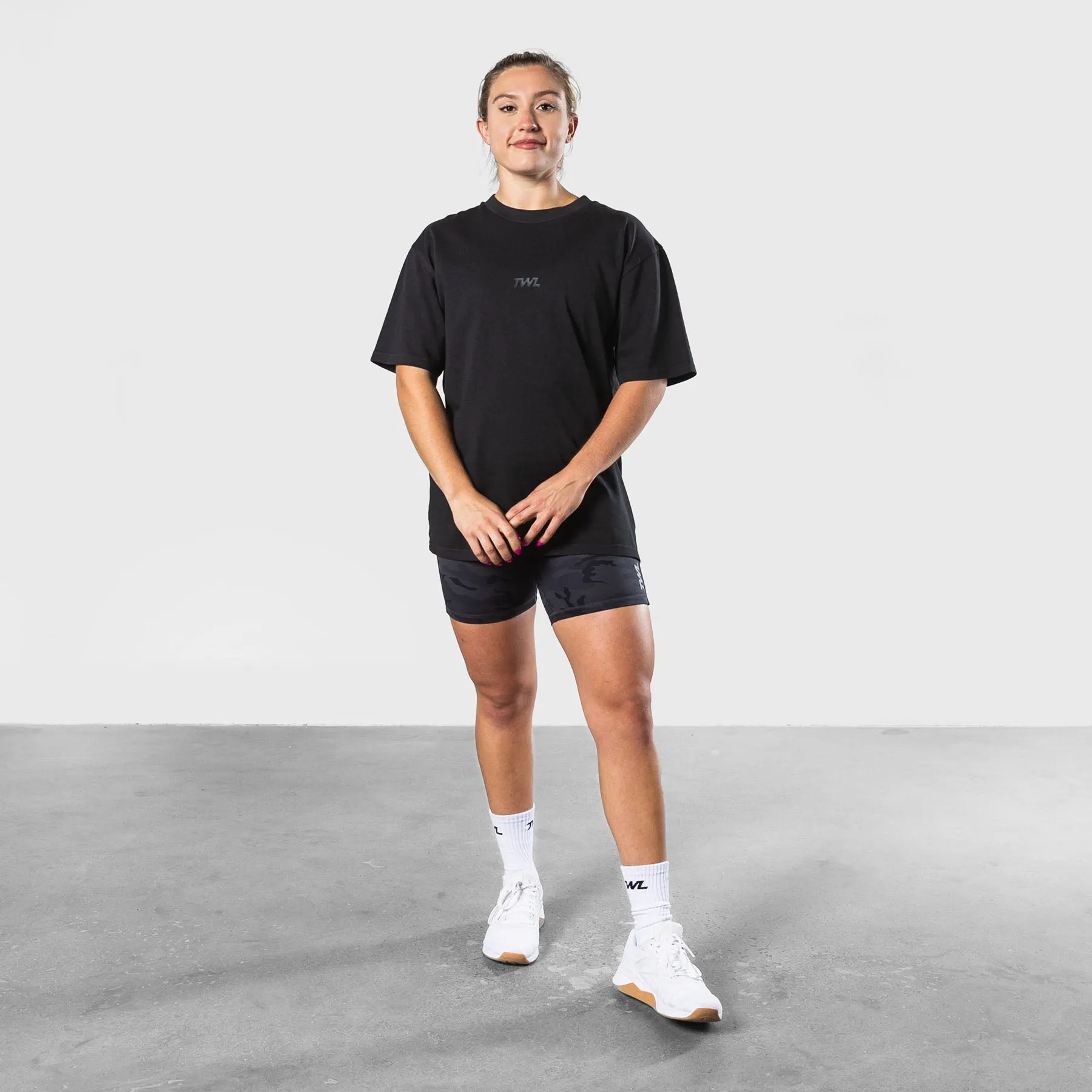 TWL - LIFESTYLE OVERSIZED T-SHIRT - WASHED BLACK