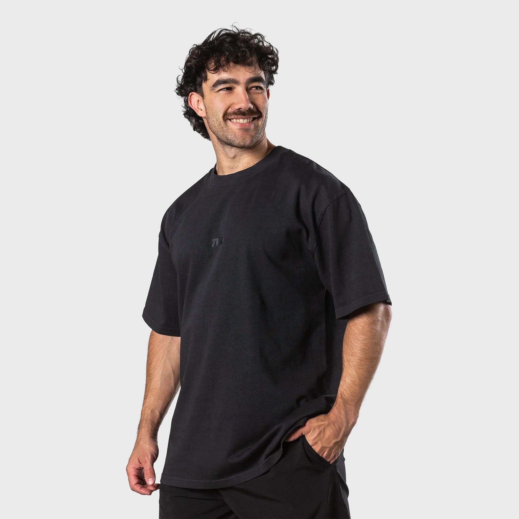 TWL - LIFESTYLE OVERSIZED T-SHIRT - WASHED BLACK