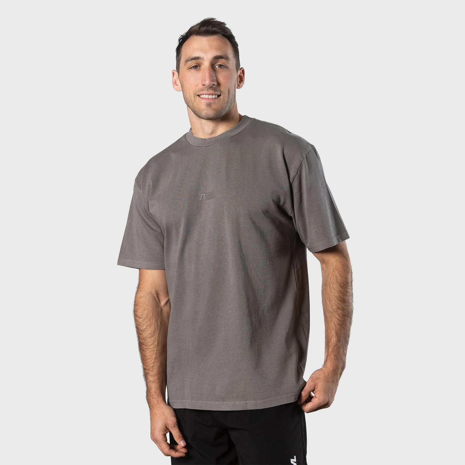 TWL - LIFESTYLE OVERSIZED T-SHIRT - WASHED GREY