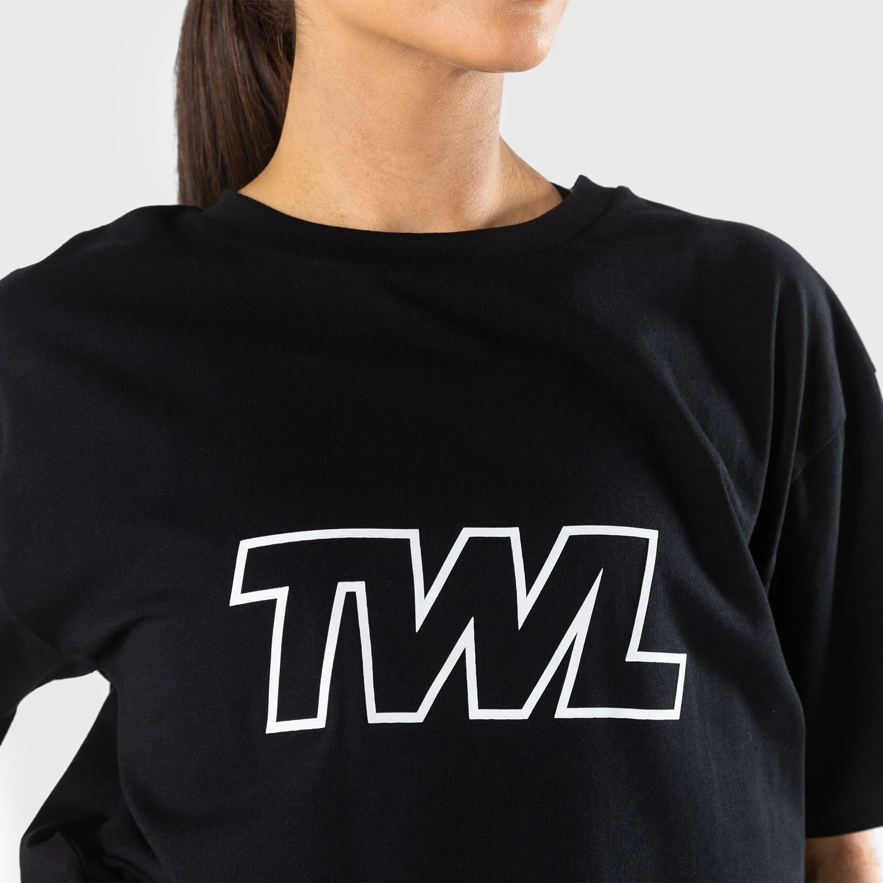 TWL - OVERSIZED T-SHIRT - ATHLETE/BLACK/WHITE