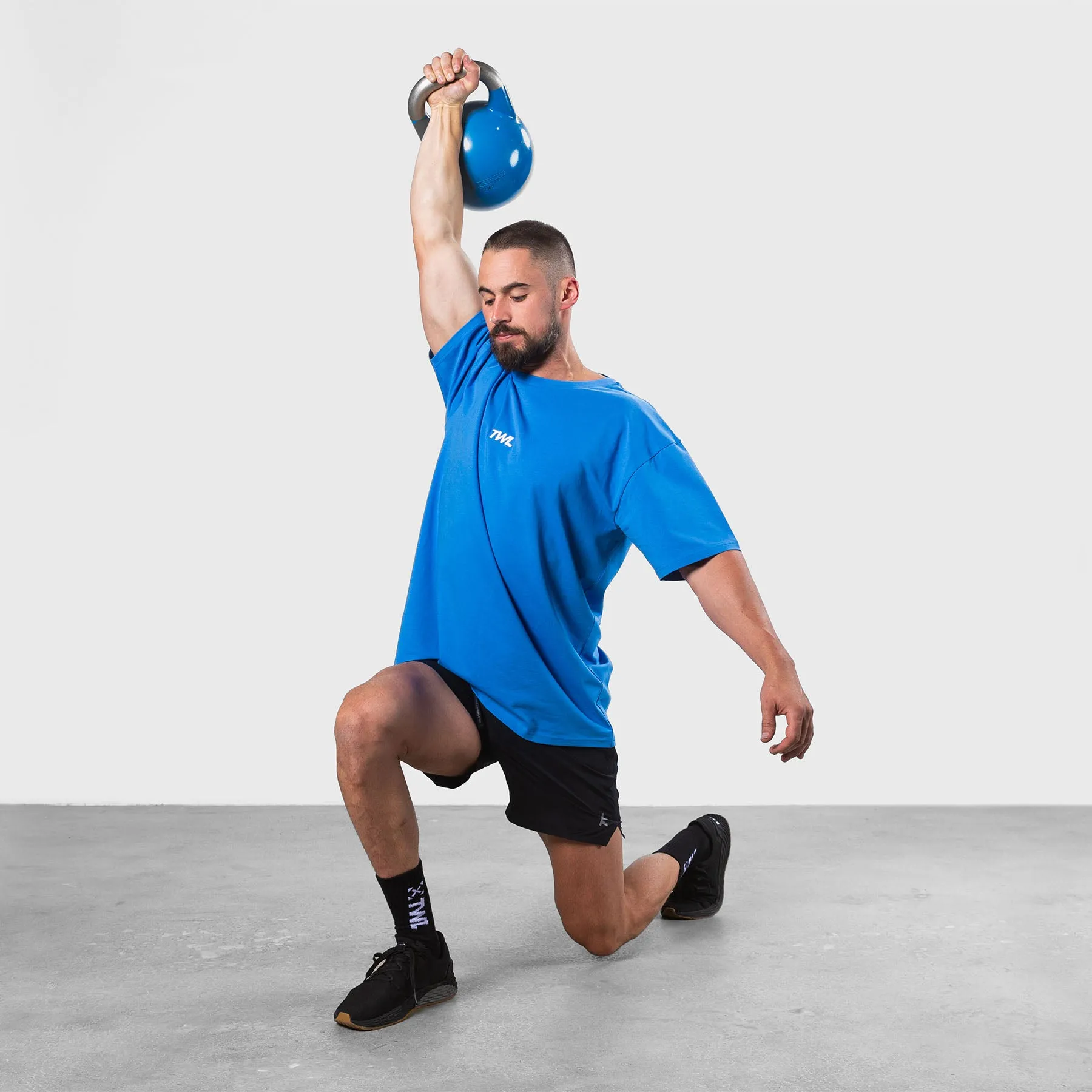 TWL - OVERSIZED T-SHIRT - COBALT/WHITE