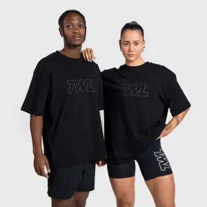 TWL - OVERSIZED TRAINING T-SHIRT - ATHLETE - BLACK