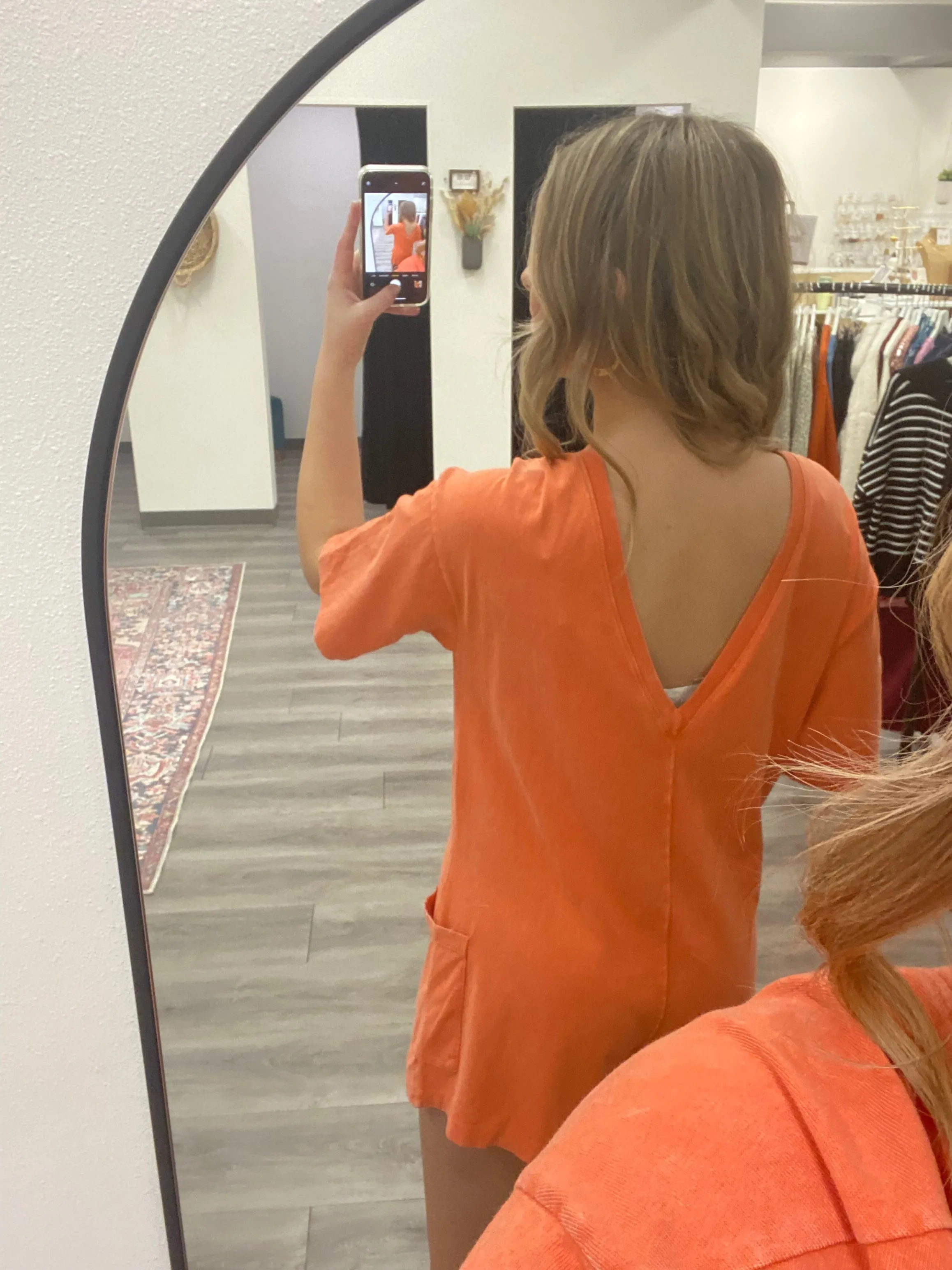 V Neck T Shirt Romper