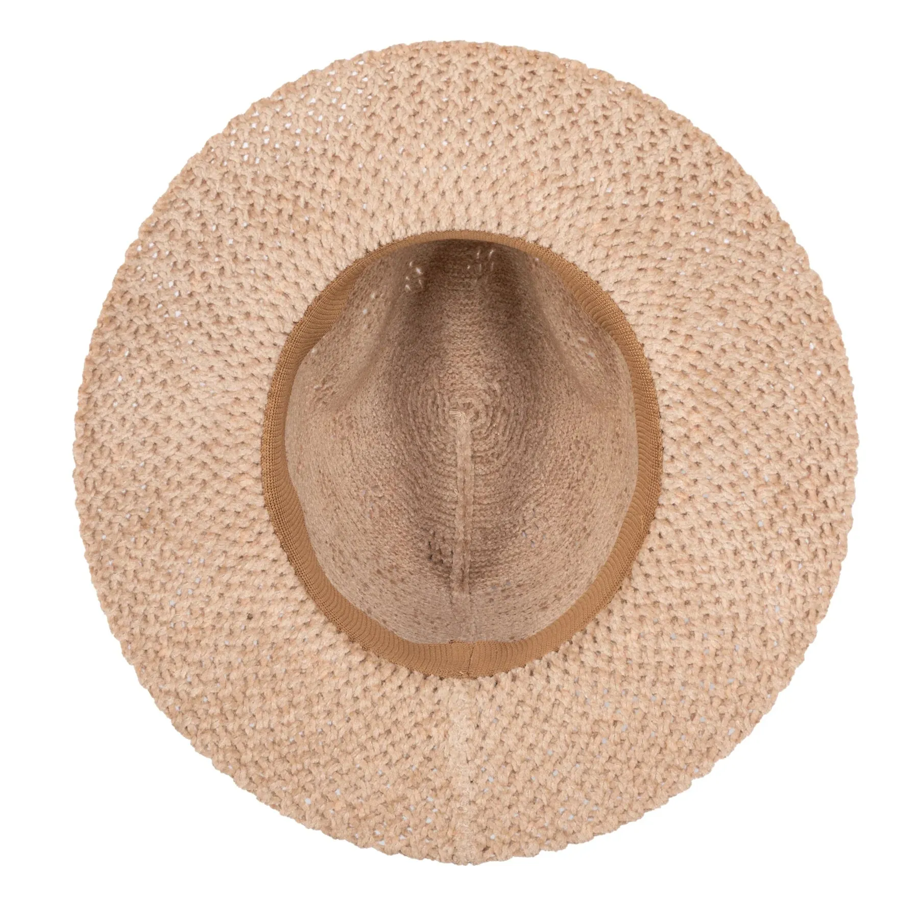 Walnut Grove Chenille Fedora in Camel