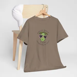 Water in skincare makes no sense / olive trees / olive cartoon / Unisex Heavy Cotton Tee