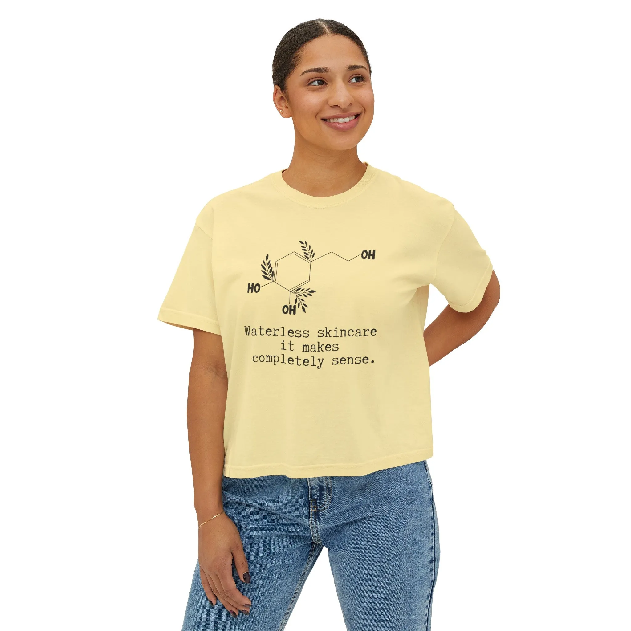 Waterless Hydroxytyrosol // Women's Boxy Tee