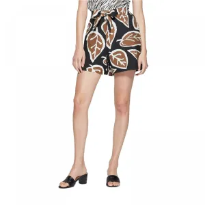 Who What Wear Women's Tie Front Mid Thigh Relaxed Fit Shorts