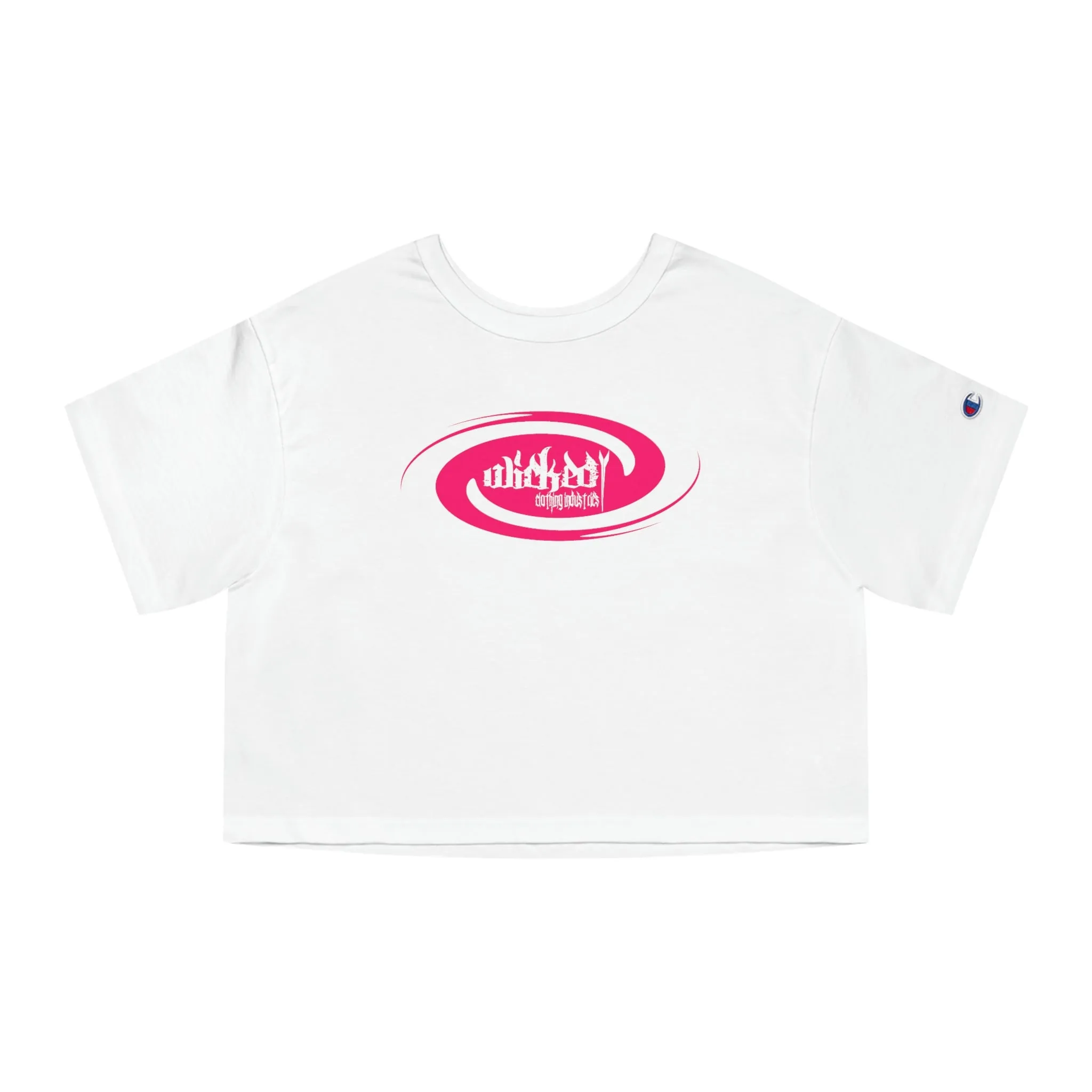 Wicked Storm/ Hot Pink/ Cropped T-Shirt