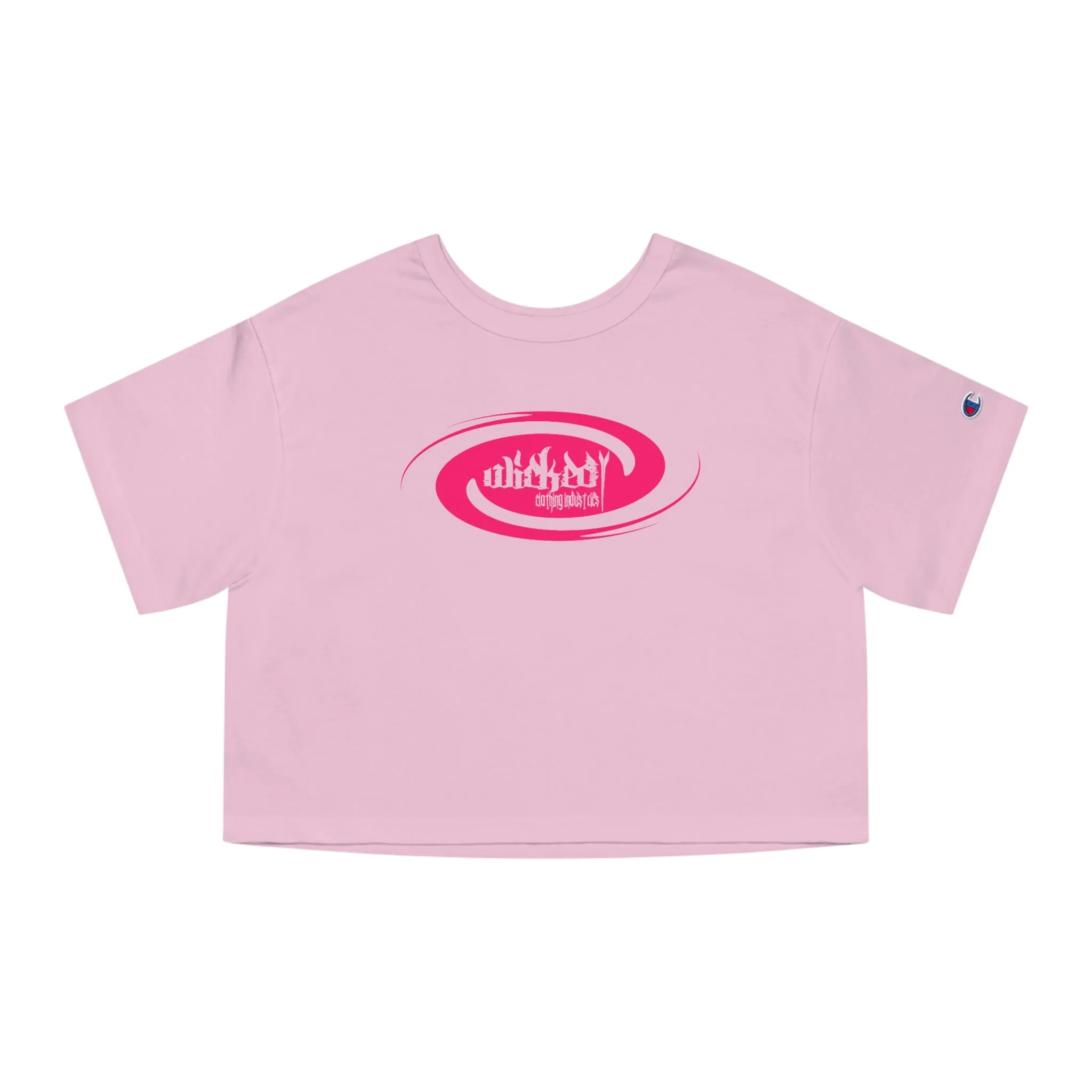 Wicked Storm/ Hot Pink/ Cropped T-Shirt