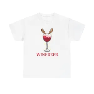 Wine Deer Black Unisex Tee (Unisex)