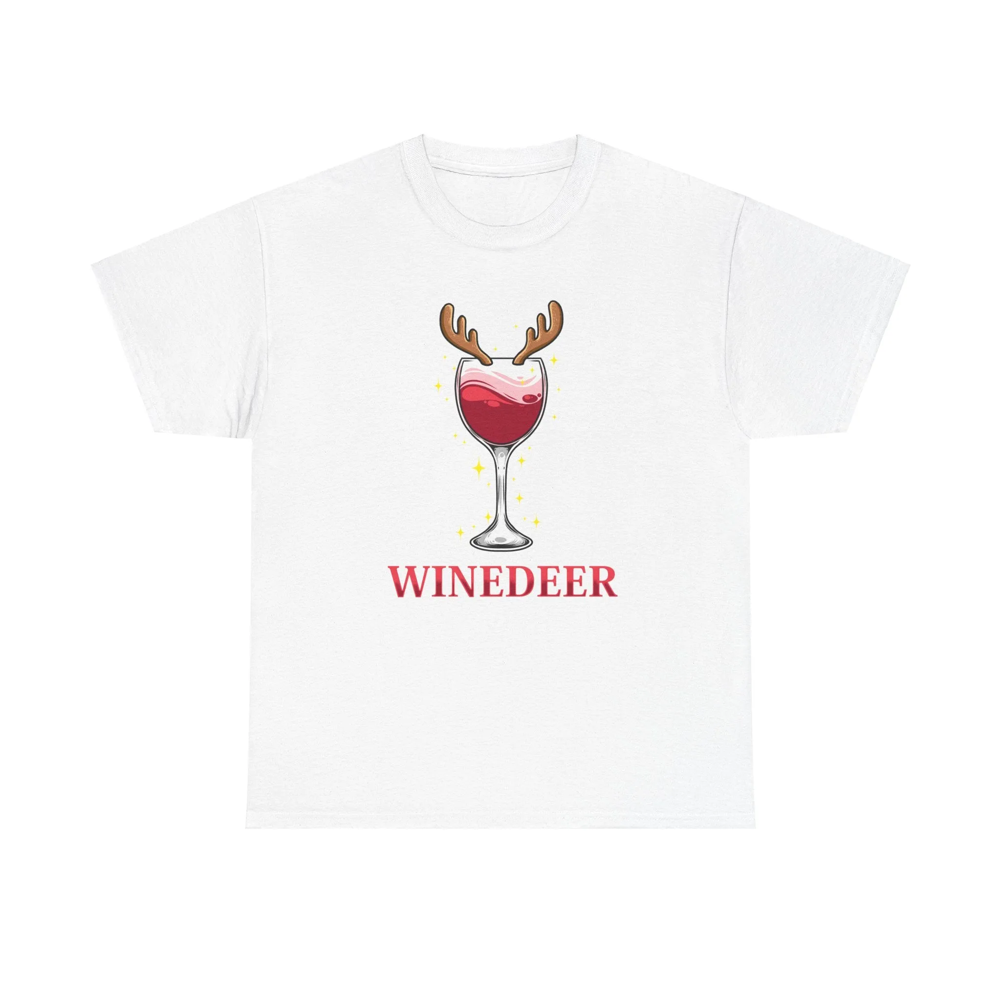 Wine Deer Black Unisex Tee (Unisex)