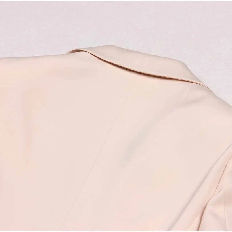 Women's Belted Blazer Suit Elegant Business Suit Formal Pantsuit