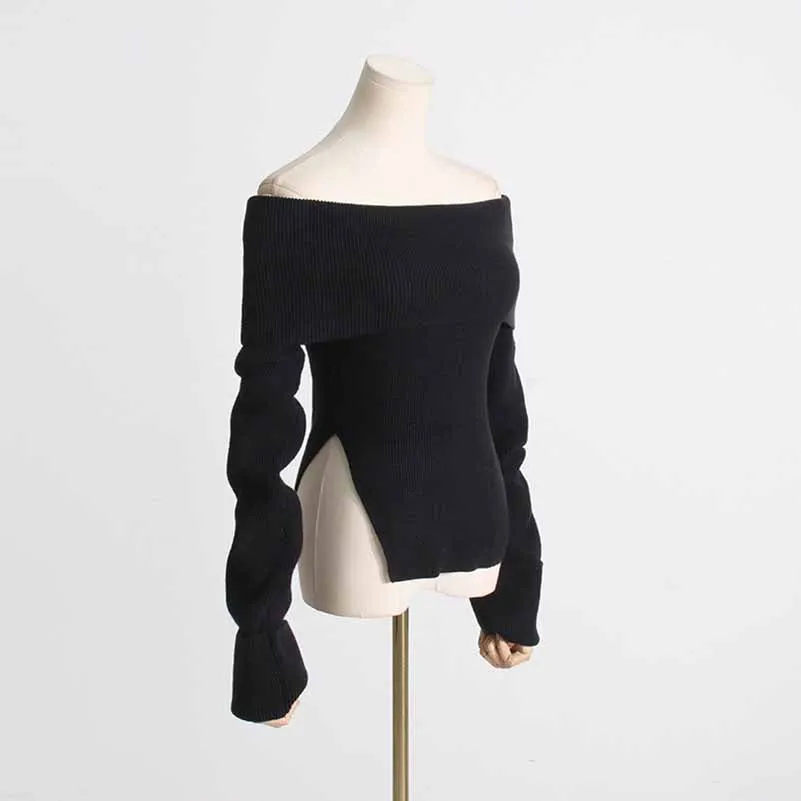 Women's Knit Top Off-Shoulder Sweater