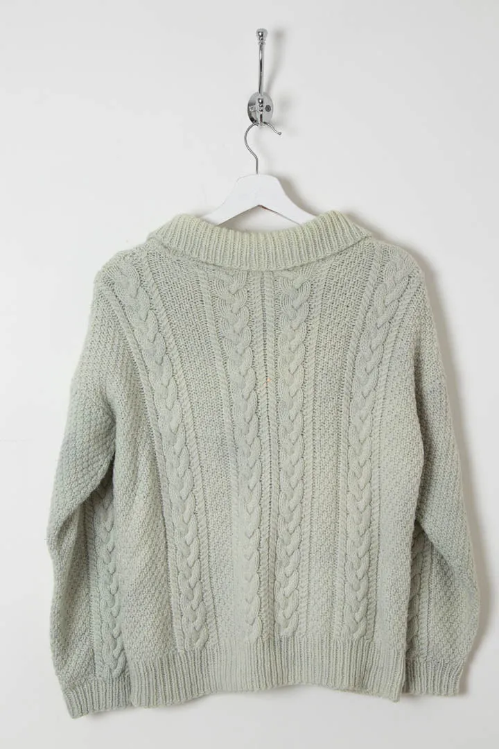 Women's Knitted Zip Up Cardigan (M)
