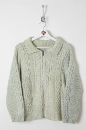 Women's Knitted Zip Up Cardigan (M)