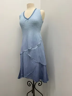 Women's Komarov | Cloud Blue Dress with Matching Shawl | Light Blue