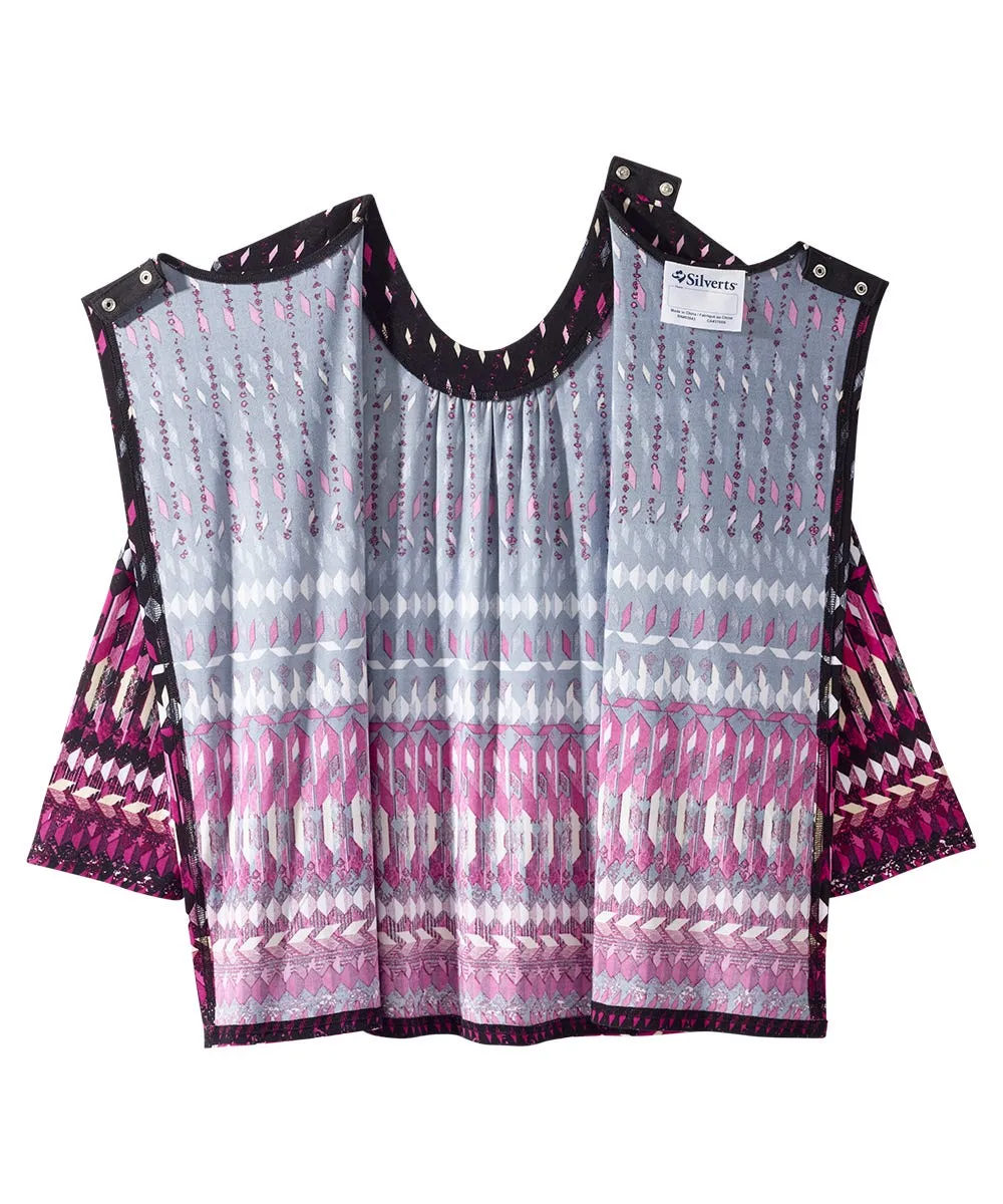 Women's Open Back Shirred Top