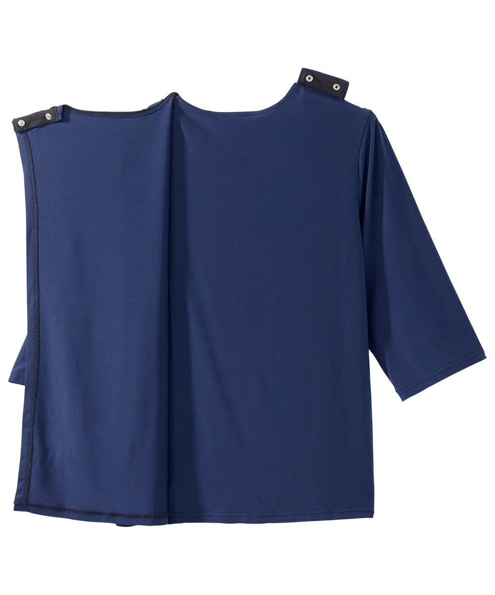 Women's Open Back Shirred Top
