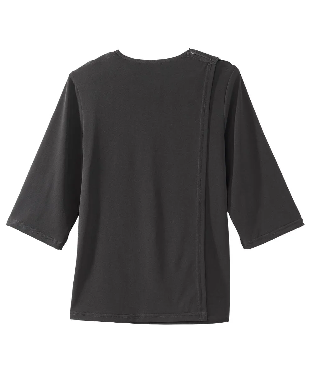 Women's Open Back Shirred Top