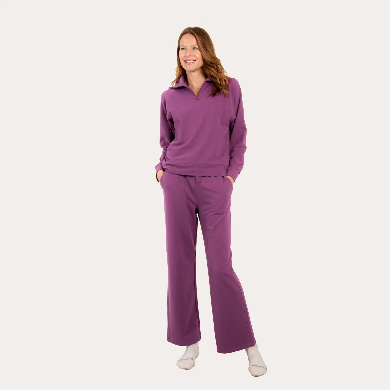 Women's Pimalpaca Half Zip & Lounge Pant Set