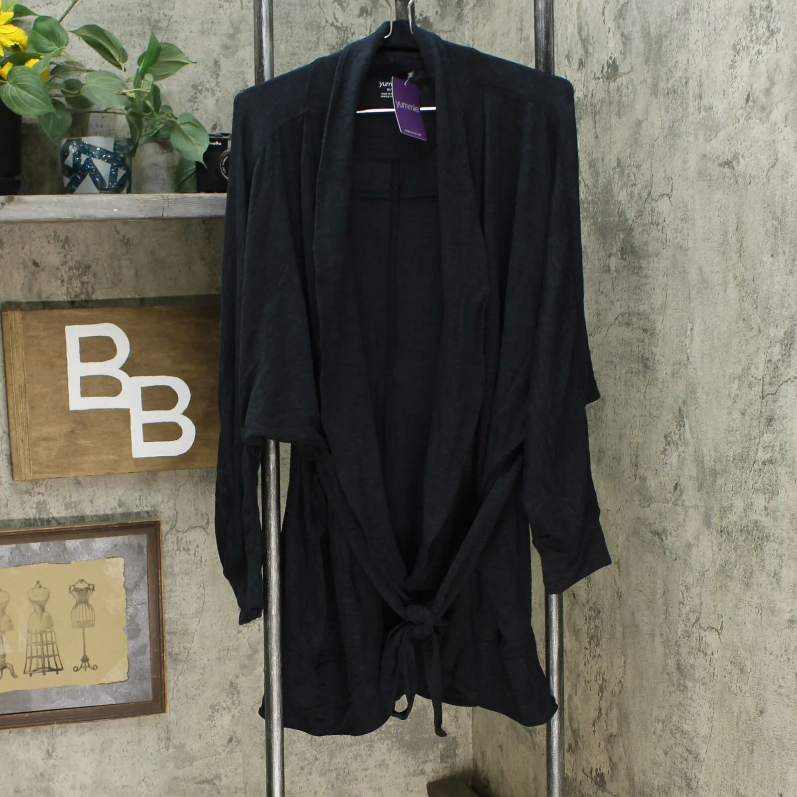 Yummie Women's Cocoon Wrap Jacket With Self Belt